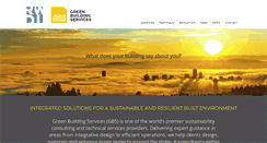 Desktop Screenshot of greenbuildingservices.com